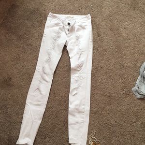 White Ripped Jeans